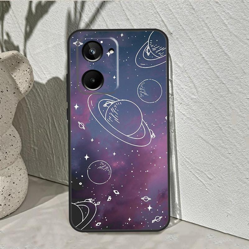 Чехол Космос Планета Звезда для Realme 8 9 11 10 Pro Plus C11 C15 C25s C21Y C30 C31 C33 C35 C53 C55 GT Neo 5 3T 2T