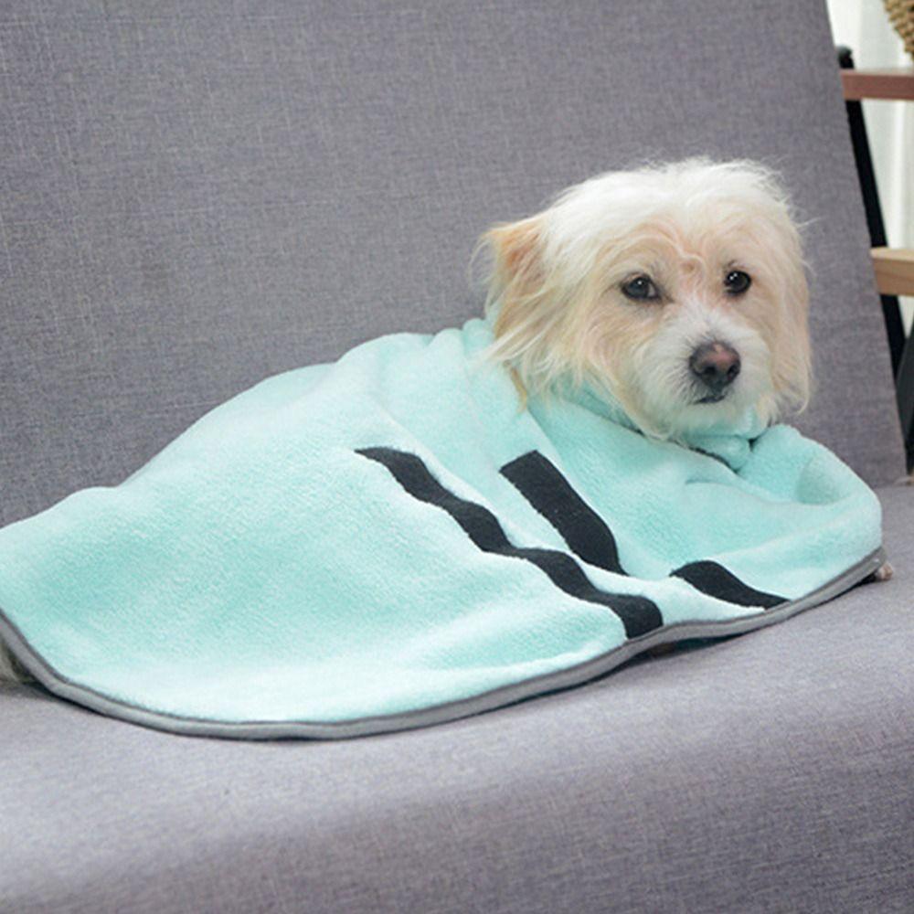 Soft Pet Bath Towels Quick-drying Dog Towel Cute Pet Pajamas for Small Large Dog