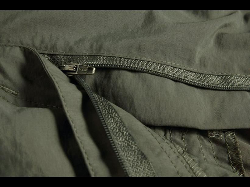 Мужские быстросохнущие уличные брюки и съемные шорты с защитой от солнца и вышитым логотипом