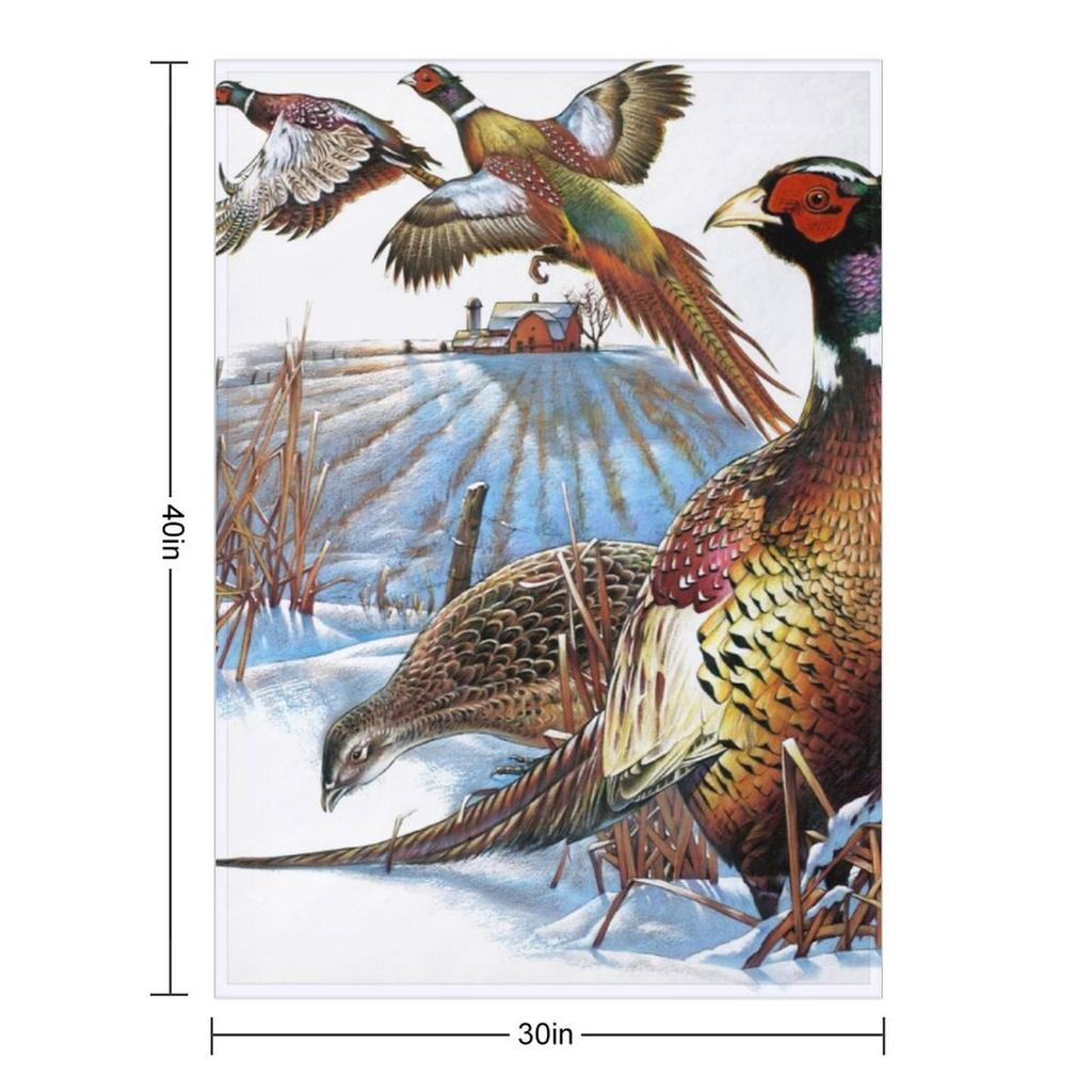 Одеяло-плед «Фазанья ферма», спальный мешок, детские пушистые летние одеяла