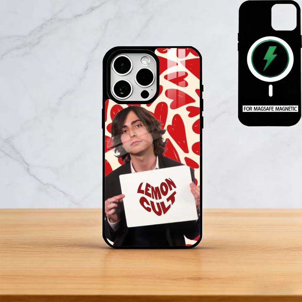 Чехол для телефона Aidan Gallagher для iPhone 17, 16, 15, 14, 13, 12, 11 Plus, Pro, Магнитный, Для Magsafe, Беспроводная зарядка