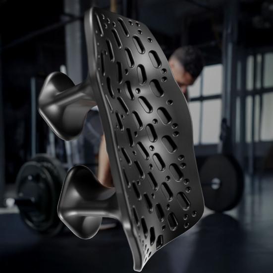 1 пара противоскользящих силиконовых захватов для тренировок на 2 пальца, защита ладони, для тяжелой атлетики, гантелей, становой тяги, подтягиваний, захваты для тренировок в зале, перчатки без пальцев