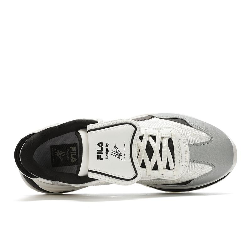 Fila KM2 Минималистичная Мода Универсальные Низкие Повседневные Кроссовки Женские кроссовки Белый Серый Черный F12W433105FCA