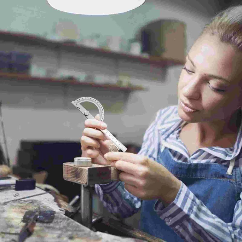 Угломер 180 градусов, транспортир, измерительная линейка, регулируемый транспортир, измерительный инструмент