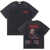 Washed Old Vintage Rapper Doja Cat Planet Her Graphic Tshirt Men Women Hip Hop Oversized Tees Short Sleeve Male Fashion Tshirt
