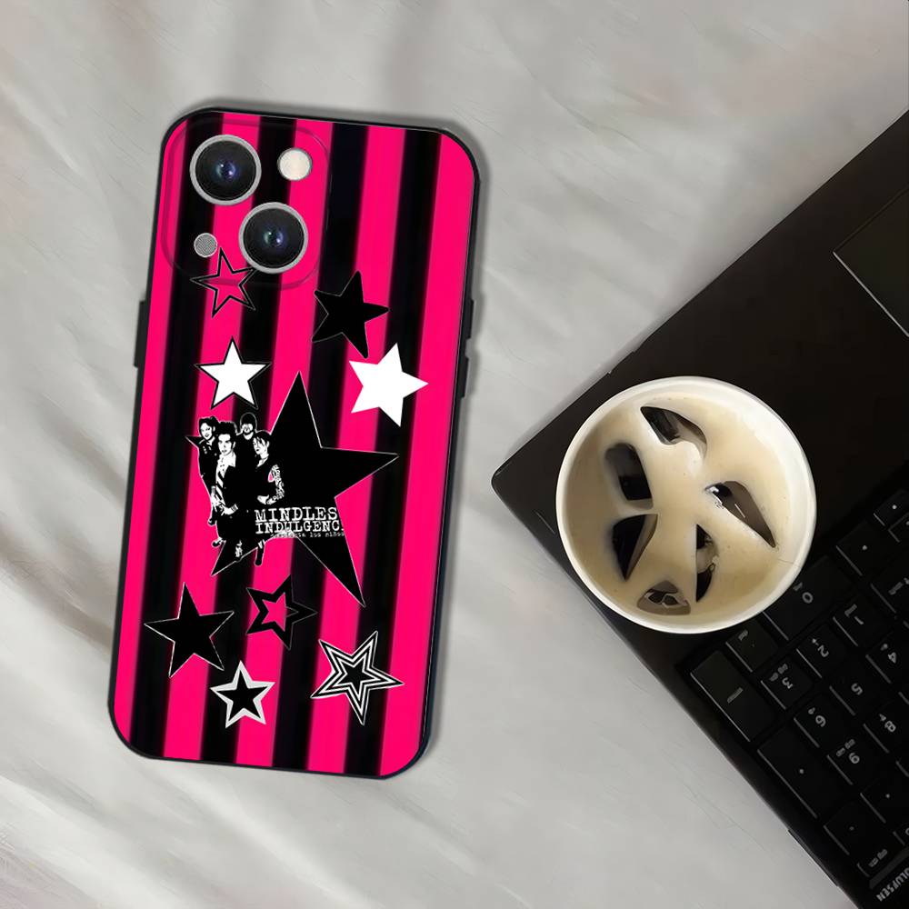 Чехол для телефона Mindless Self Indulgence Для iPhone 17,16,15,14,13,12,11,Pro,XS,Max,XR,Plus,E,SE4,Mini Черный Ударопрочный Мягкий Чехол