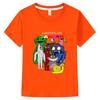 Children's T-shirt Garden of Banban Graphic Anime Cartoon 100% Cotton Short Sleeve T Shirt for Kids Boy 10 Years  Kids Clothes
