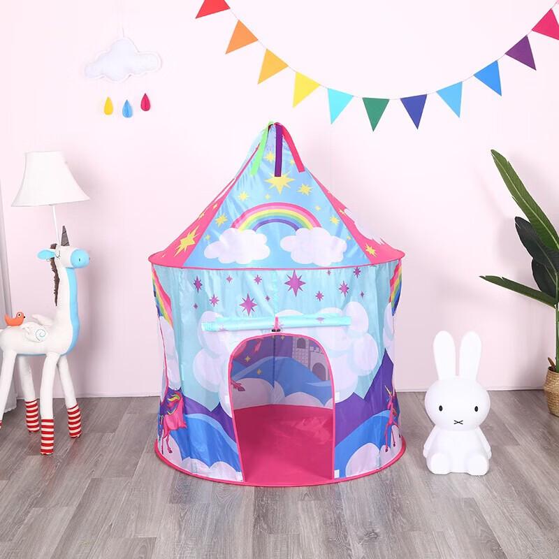 OEING Children's Portable Princess Castle Play Tent