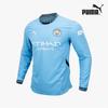 Home Authentic Long Sleeve Jersey Manchester City Soccer Jersey