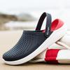 Men's Summer Non-Slip Breathable Hole Shoes: Soft-Soled Double-Use Sports Beach Sandals