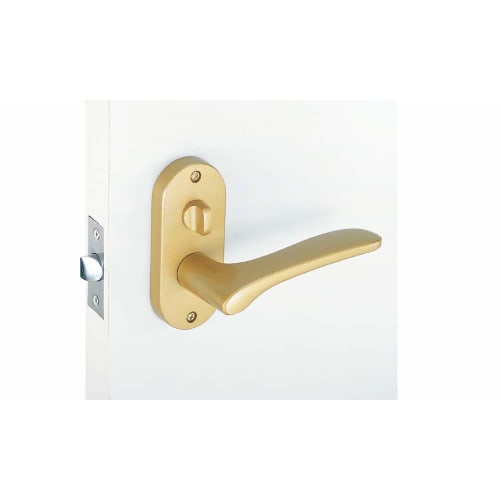 Kawaguchi Giken JL Lever, Oval Seat, Display Lock, BS50, JL-20-4K-TSG, Satin Gold