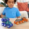 Hot Wheels Monster Truck Transporter Set Игрушечная мини-машина 4 шт. Возраст от 3 лет и старше HYJ29 Синий/Оранжевый