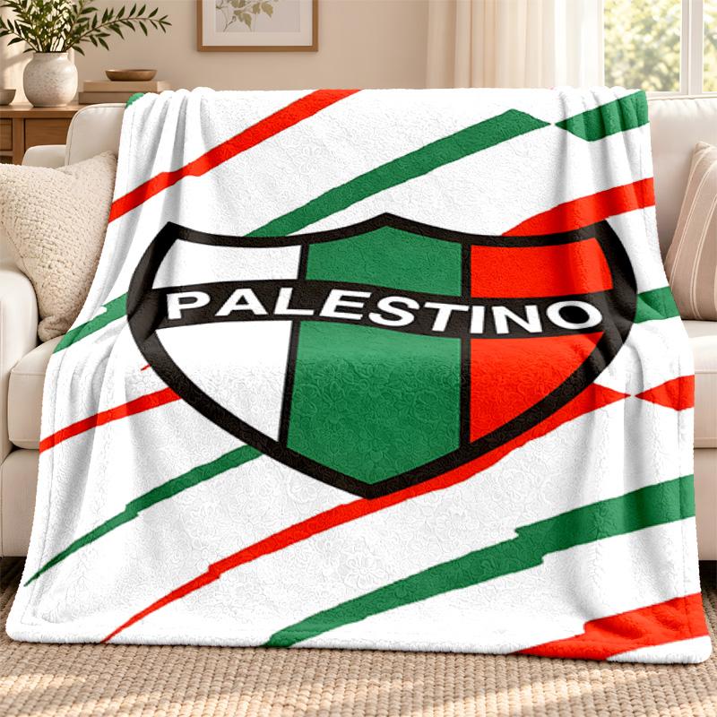 Club Deportivo Palestino blanket Flannel Blanket Soft Cozy Plush Throw for Sofa Bed Lightweight Home Decoration Outdoor camping
