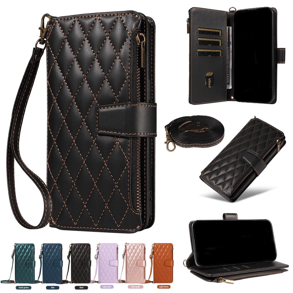 Защитный кожаный чехол-книжка с застежкой-молнией для Sony ACE III и Xperia 10 VI/1 IV