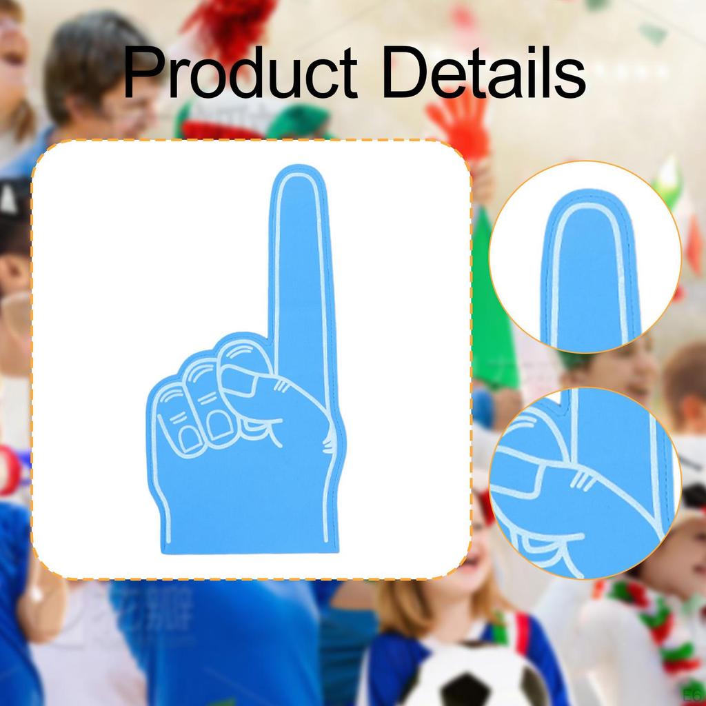 Гигантский поролоновый палец реквизит чирлидинг смешной аксессуар спортивного болельщика перчатка-рука для