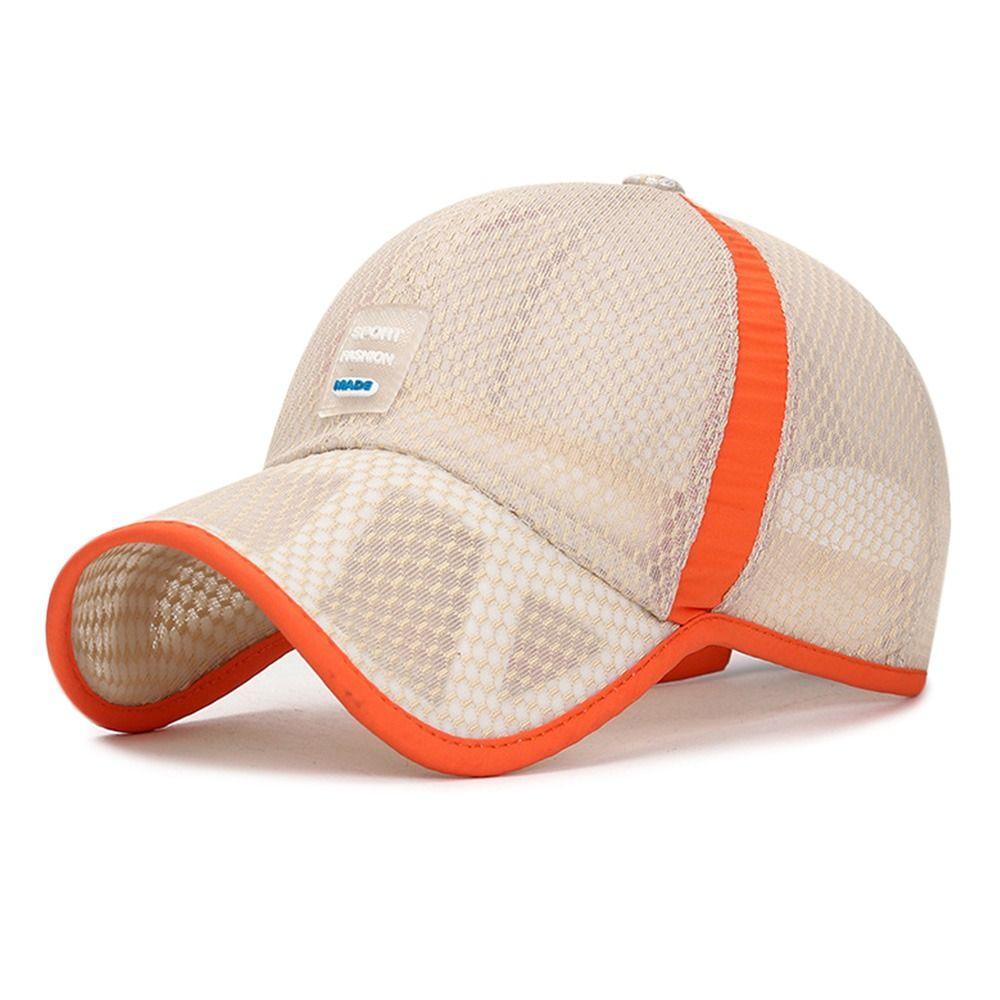Adjustable Fashion Boys Girls Baseball Cap Sun Protection Caps Full Mesh Hats Summer Sunscreen Hats
