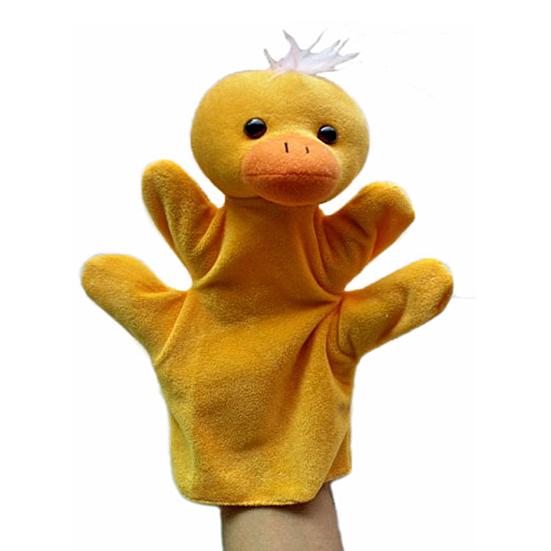 Animal Hand Puppet Super Soft Tear-Resistant Flannel Hand Puppet Storytelling Preschool Role Play Toy for Home