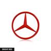 70mm For Mercede Benz 3D Metal Car Engine Badge Hood Emblem Decor Sticker S320 W164 W203 W204 W168 C180 E320 A200 CLA CLK CLS ML VQ1