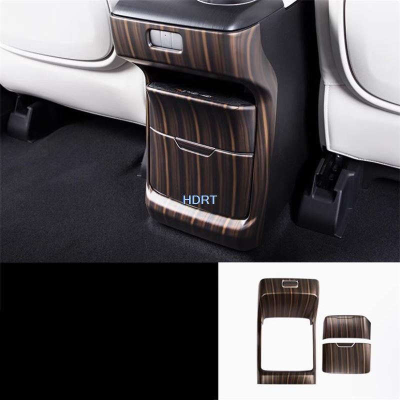 Car Peach Wood Interior Sticker Gear Shift Window Control Panel Air Vent Outlet Cover For Buick GL8 Avenir Luxury PHEV 2024 +