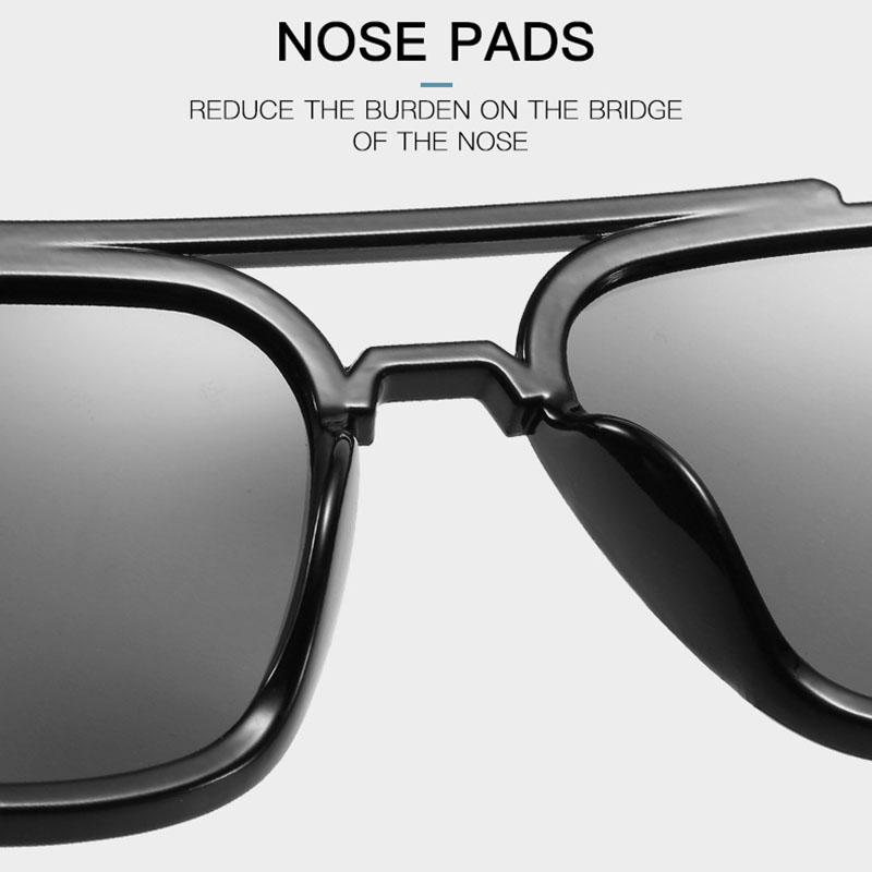 Новые высококачественные популярные солнцезащитные очки с двойным лучом для мужчин, унисекс, квадратный фирменный дизайн, Iron Man, женские, горячая распродажа, солнцезащитные очки