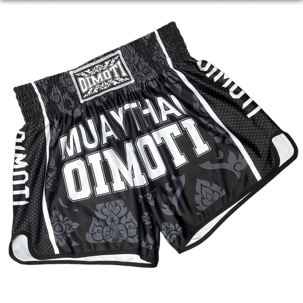 Тайский рисунок Черный Муай Тай Кикбоксинг Бокс ММА UFC Повседневные шорты Спортзал Спорт Унисекс Мужчины Женщины Тренировка Быстросохнущий Принт Эластичная Высокая талия Тренировочный