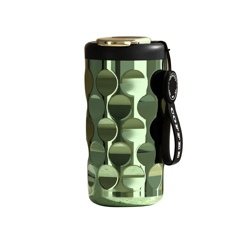 Термос 410 мл с дисплеем температуры из нержавеющей стали 316, вакуумная кружка для офиса, кофейная кружка для бизнеса, портативная термокружка