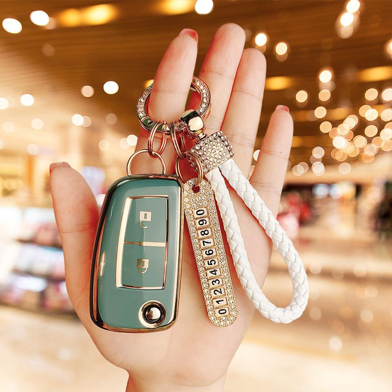 Подходит для ключа Dongfeng Nissan Qashqai складной 2 ключа 2017 2019 мужской 17 женский высококлассный милый