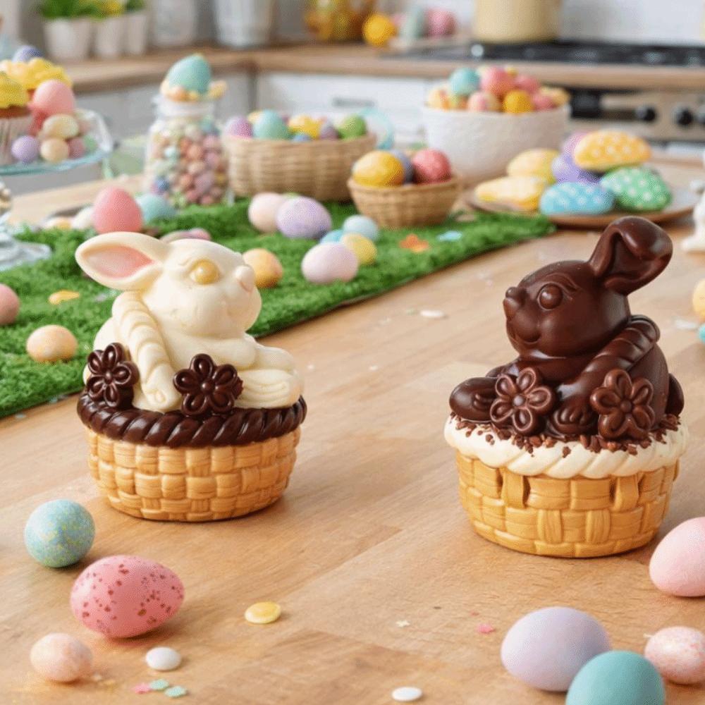 Cartoon Cake Baking Mold Non-Stick Resin Casting Molds Gypsum Drip Cake Pan Pastry Making