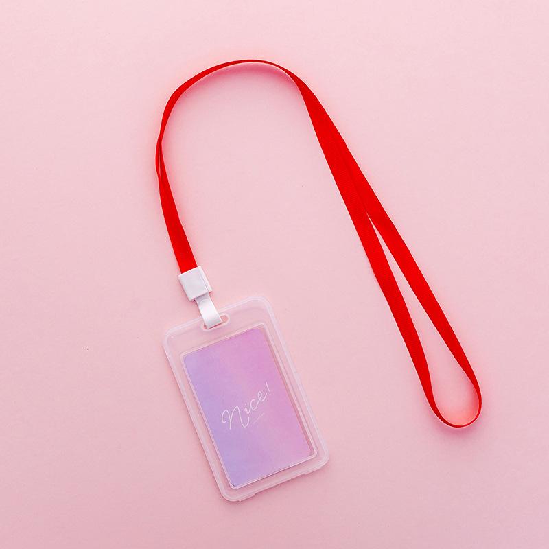 Пластиковый держатель для карт в виде мультяшного кота, чехол для удостоверения личности, кредитный чехол, выдвижная катушка, ремешок, чехол для банковской карты