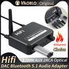 Digital To Analog Audio DAC Converter Adapter Digital SPDIF Optical Toslink To 3.5mm 3.5 AUX Jack RCA L/R Bluetooth 5.1 Receiver