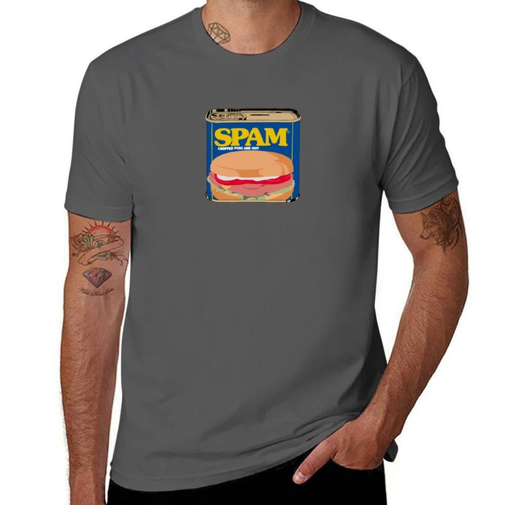 Футболка Pop Art с консервной банкой Spam Праздничная универсальная футболка