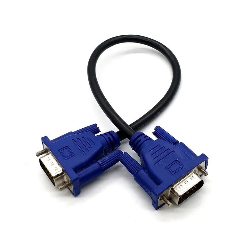 Кабель-удлинитель VGA HD 15-контактный Папа-Папа Кабели VGA Шнур Проводная линия Медный сердечник для ПК Компьютерного монитора Проектора