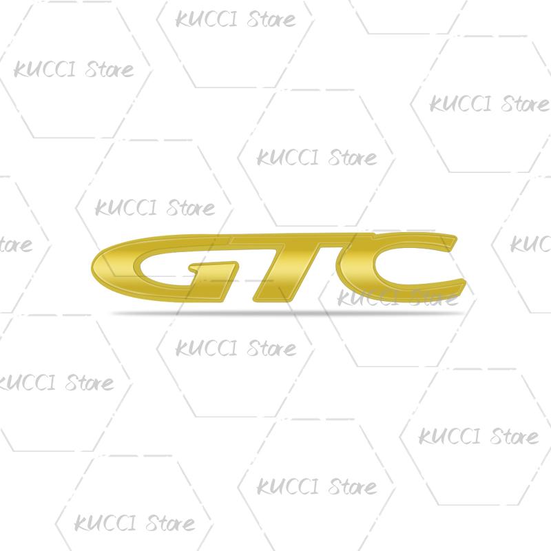Alloy Metal GTC Grille Emblem Rear Trunk Badge Sticker For Vauxhall Opel Corsa Rocks Vectra Zafira Mokka Meriva Insignia Astra