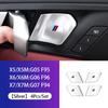 NTSM5 Motorcycle sticker /Car Inner Door Bowl Stainless Steel Protection Cover Stickers For BMW M E90 E60 F30 F10 E39 E36 F20 G30 G20