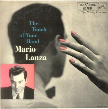 LP Record MARIO LANZA The Touch Of Your Hand LM1927 RCA Victor Red 1955 US Soundtracks Musicals Used