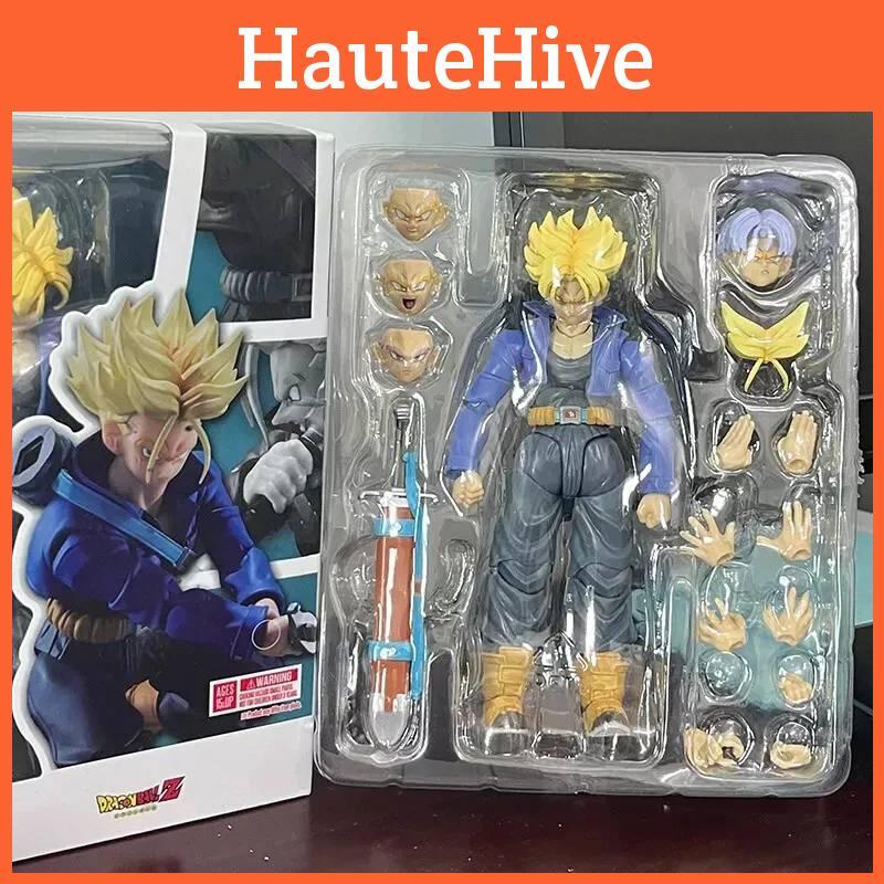 High-quality Shf Trunks Future Boy Pvc Action Figure Super Saiyan Anime Collectible