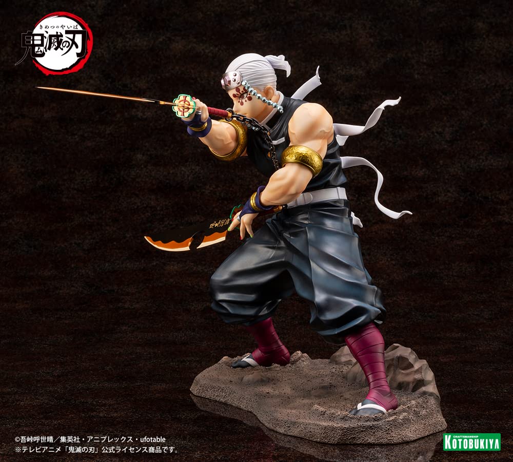 ARTFX J Demon Kimetsu No Yaiba Usu Tengen Scale PVC Painted Finished Figure PV041 Slayer 1/8