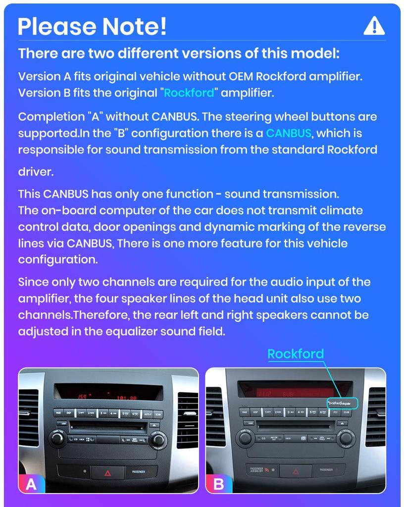 Мультимедийный видеоплеер на базе Android для Mitsubishi Outlander 2005-2011 с кнопкой WiFi BT 2 Din 1 + 16 ГБ