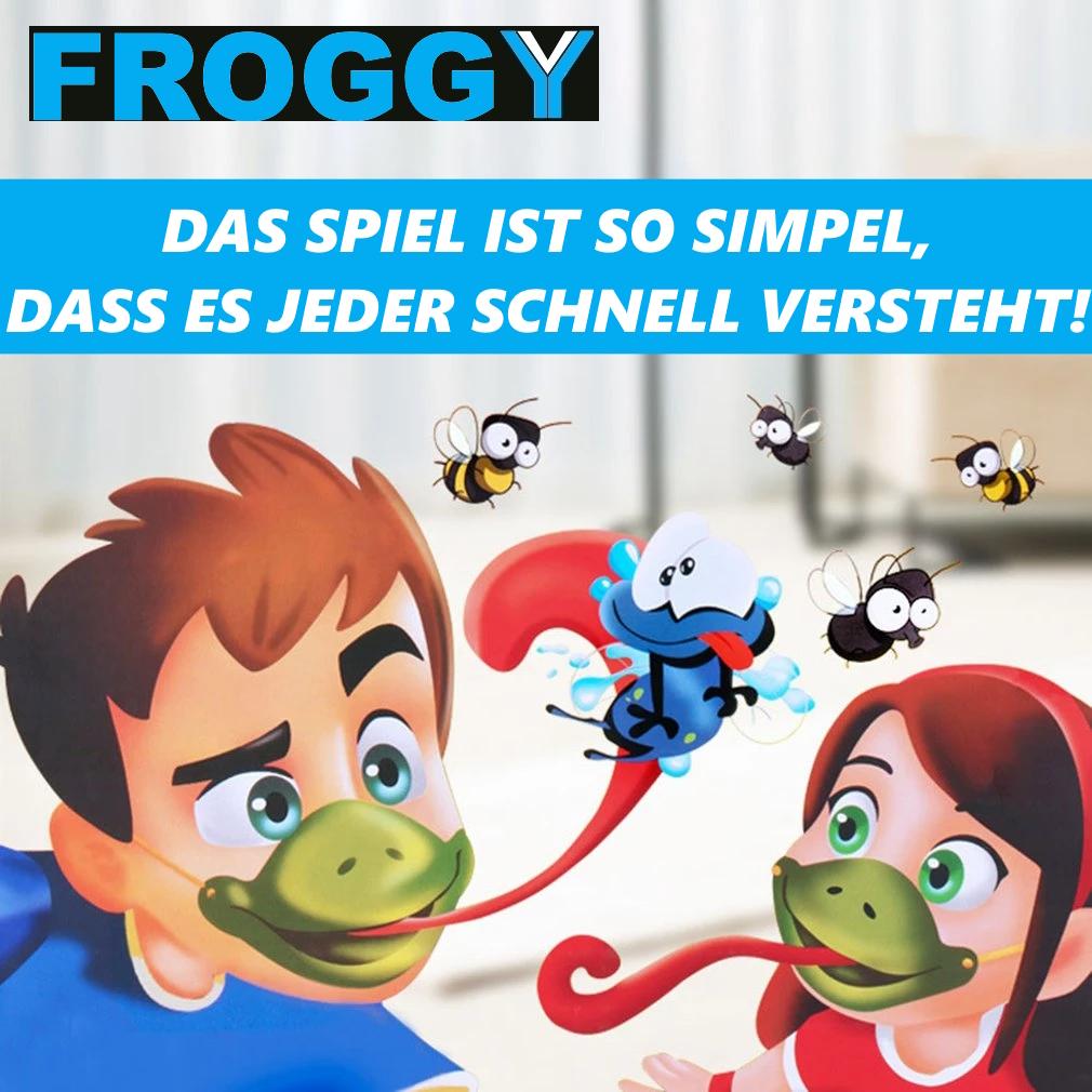 ЛЯГУШКА Сможешь поймать жука? Семейная игра, игра для вечеринок для детей от 4 лет.