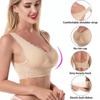 8 цветов S-3XL модный спортивный бюстгальтер большого размера с бесшовной регулировкой нижнего белья бюстгальтеры топы с перекрестной пряжкой беспроводной кружевной бюстгальтер фитнес-бюстгальтеры