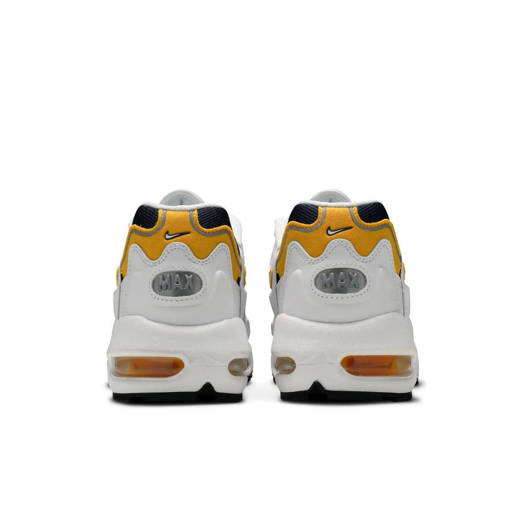 Nike Air Max 96 2 'Goldenrod' (Unisex) White / Black / Midnight Navy Running Shoes CZ1921 100