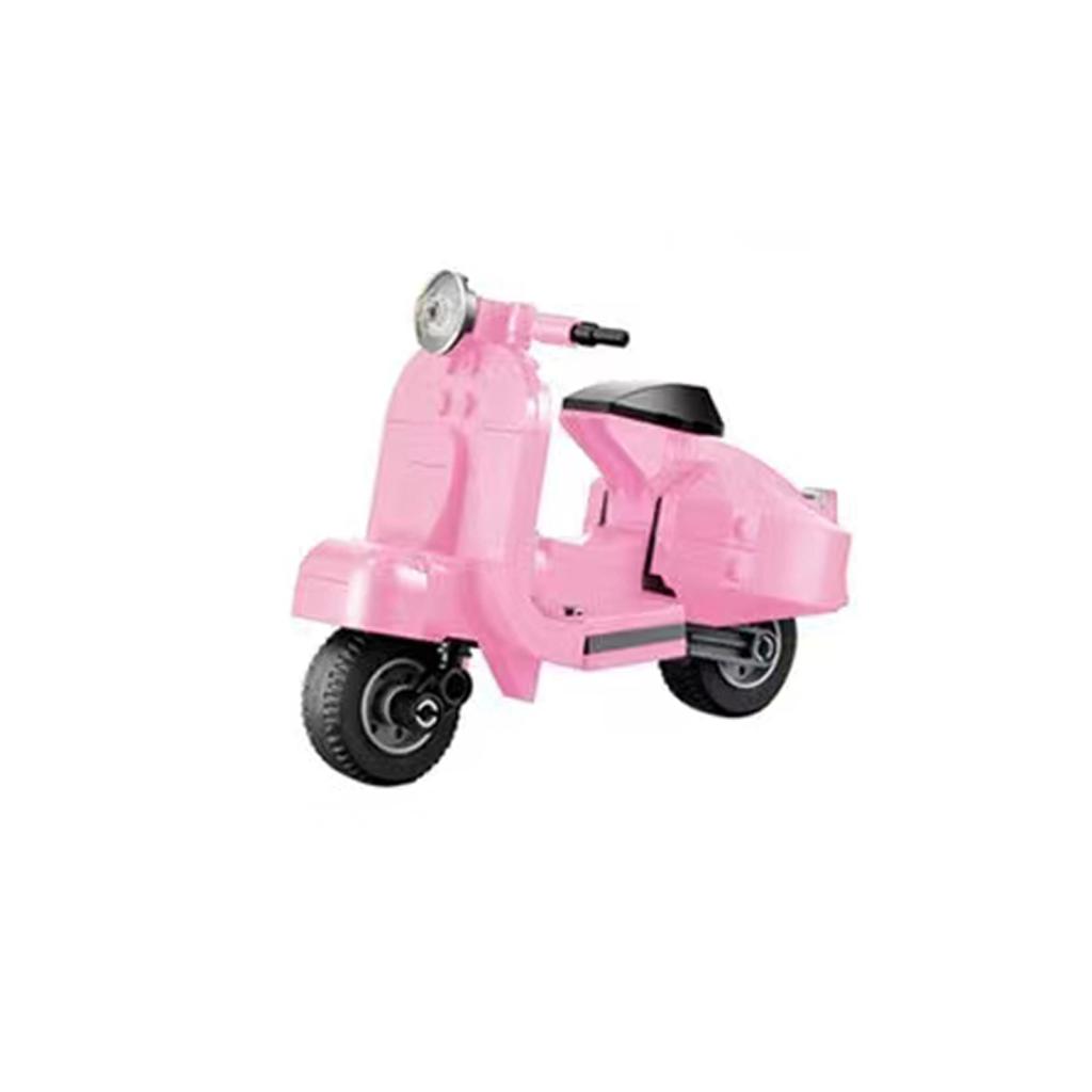 Garno Technical Vespas Motorcycle Collectible Ornament Building Block Model 40517 Construction Set for Boys Toys for Girls