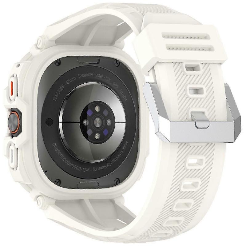 For Samsung Galaxy Watch Ultra 47mm Shockproof Armor TPU Watch Strap with Integrated Watch Case - XN