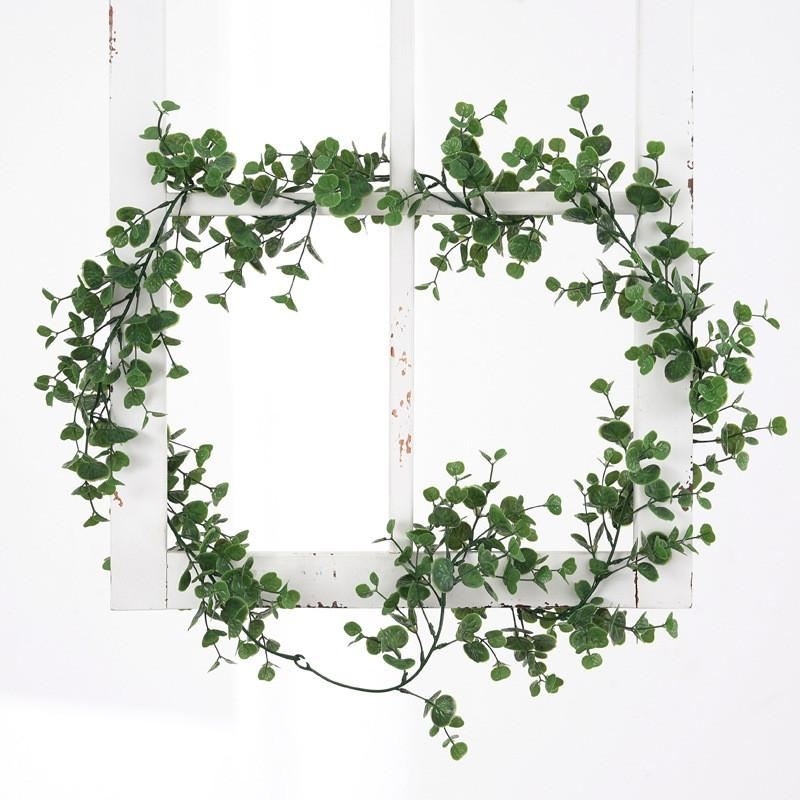Artificial Rattan Green Wall Hanging Decor For Indoor Home And Photography Props
