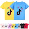 Детская одежда унисекс Tiktok Big Boy с принтом поп-футболка с короткими рукавами Y032
