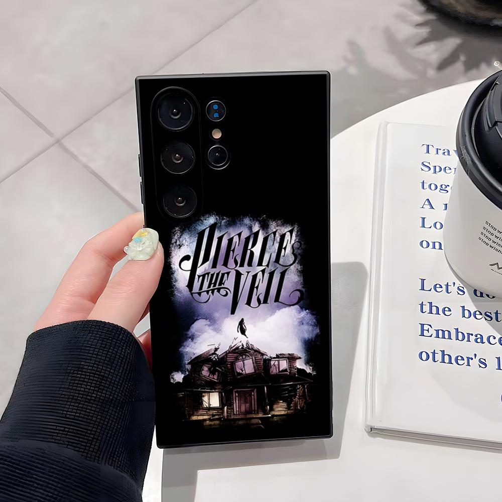 Pierce The Veil Band Phone Case For Samsung S26 Ultra S25 Edge Ultra S23 S22 S21 S20 Ultra Plus S24 Fe Cover