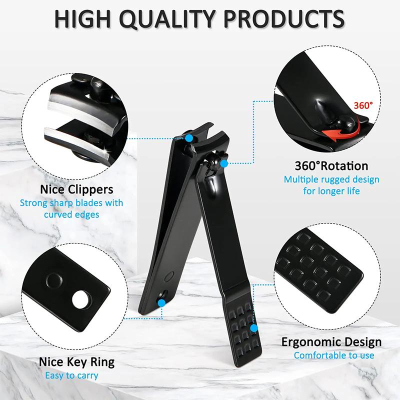 Nail clipper set 26-piece set, stainless steel nail clippers home pedicure, professional nail clippers, nail art tools, portable