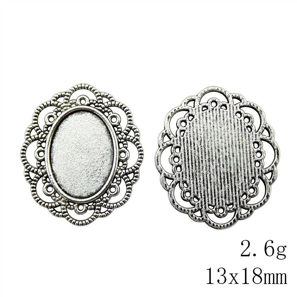 Подарки для женщин Ювелирные изделия и аксессуары Овальный стеклянный кабошон Подставка Поднос для установки Безель Аксессуары Детали DIY Аксессуары