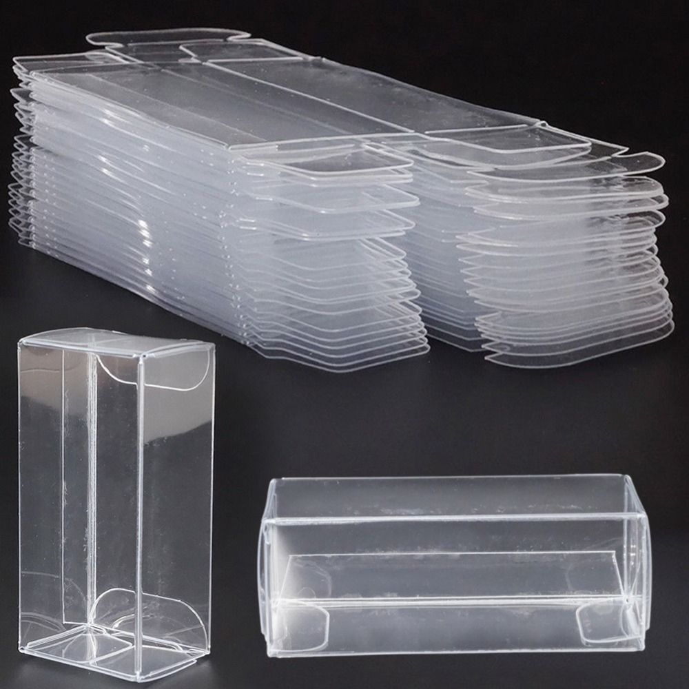 20pcs Dustproof Clear Display Box PVC Car Model Gift Case New Car Model Protectors Gift Giving