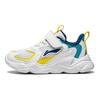 Li Ning Kids Sports Trend Низкие повседневные туфли Детские повседневные туфли Белый Синий Желтый YKNU038-1
